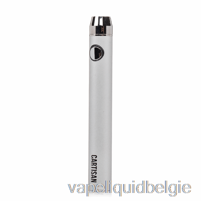 Vape Liquid Cartisan Button Vv 900 Dual Charge 510 Batterij [micro] Zilver